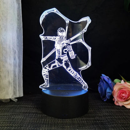 Avengers : Veilleuse 3D en acrylique, une élégante lampe de bureau LED