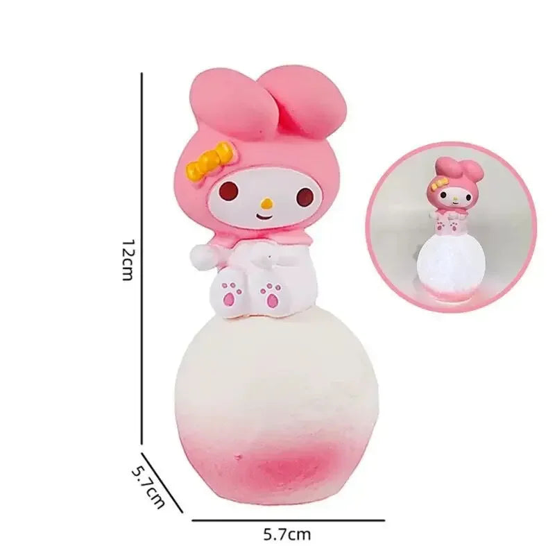 Veilleuse Hello Kitty Mininstants pour enfants, lampe de chevet amusante et colorée inspirée des dessins animés.