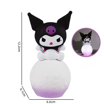 Veilleuse Hello Kitty Mininstants pour enfants, lampe de chevet amusante et colorée inspirée des dessins animés.