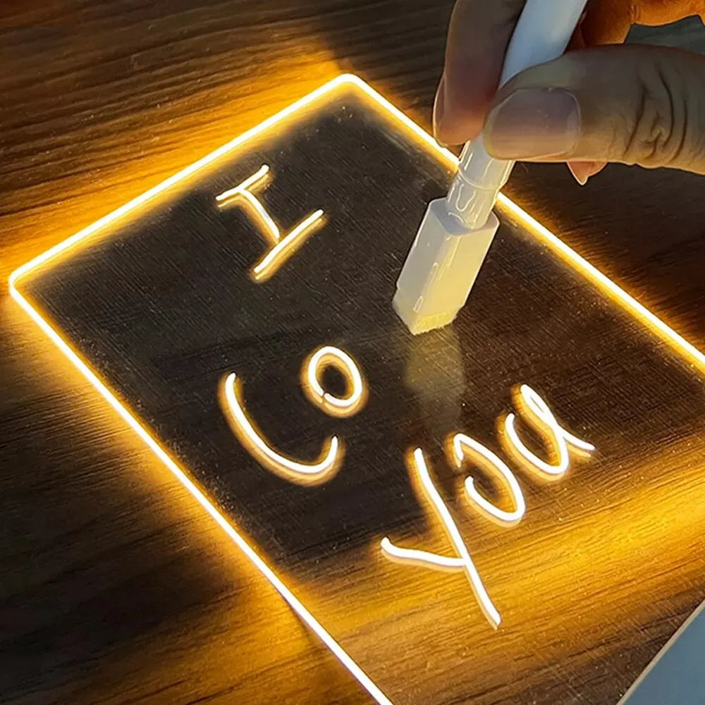 Cadeau scintillant : Tableau de messages lumineux, une touche de magie