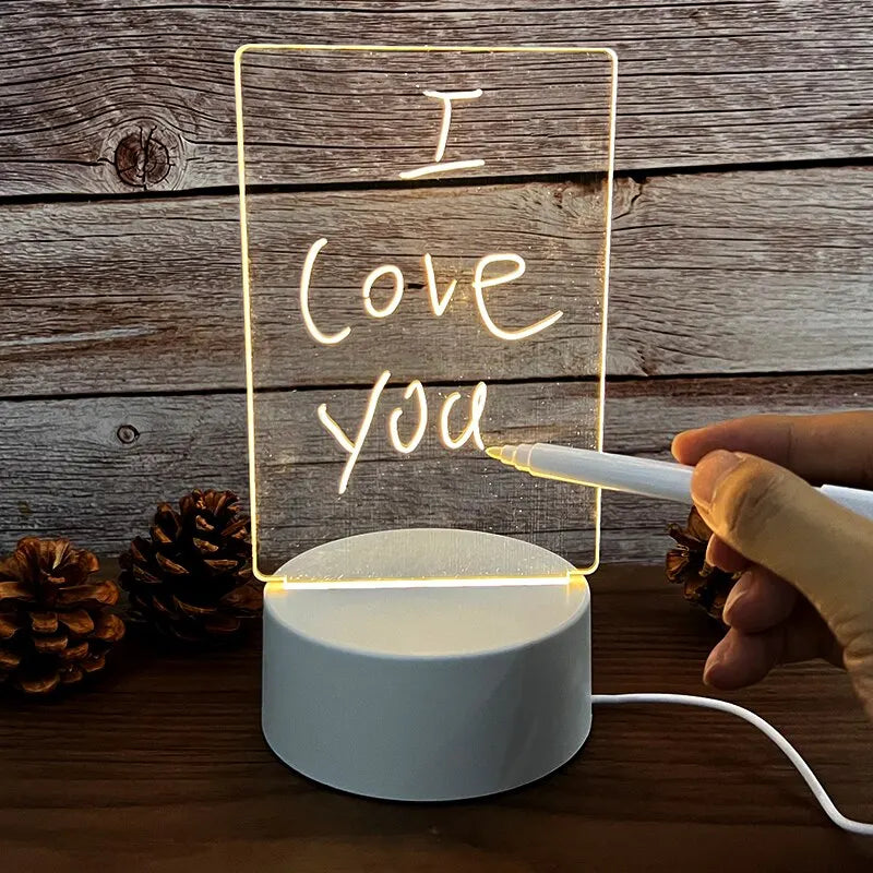 Cadeau scintillant : Tableau de messages lumineux, une touche de magie